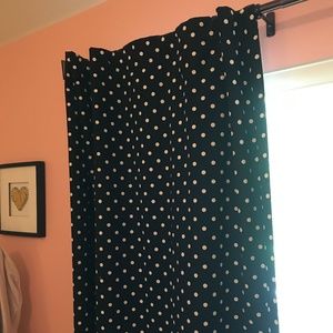 Pottery Barn Teen Dottie blackout curtains